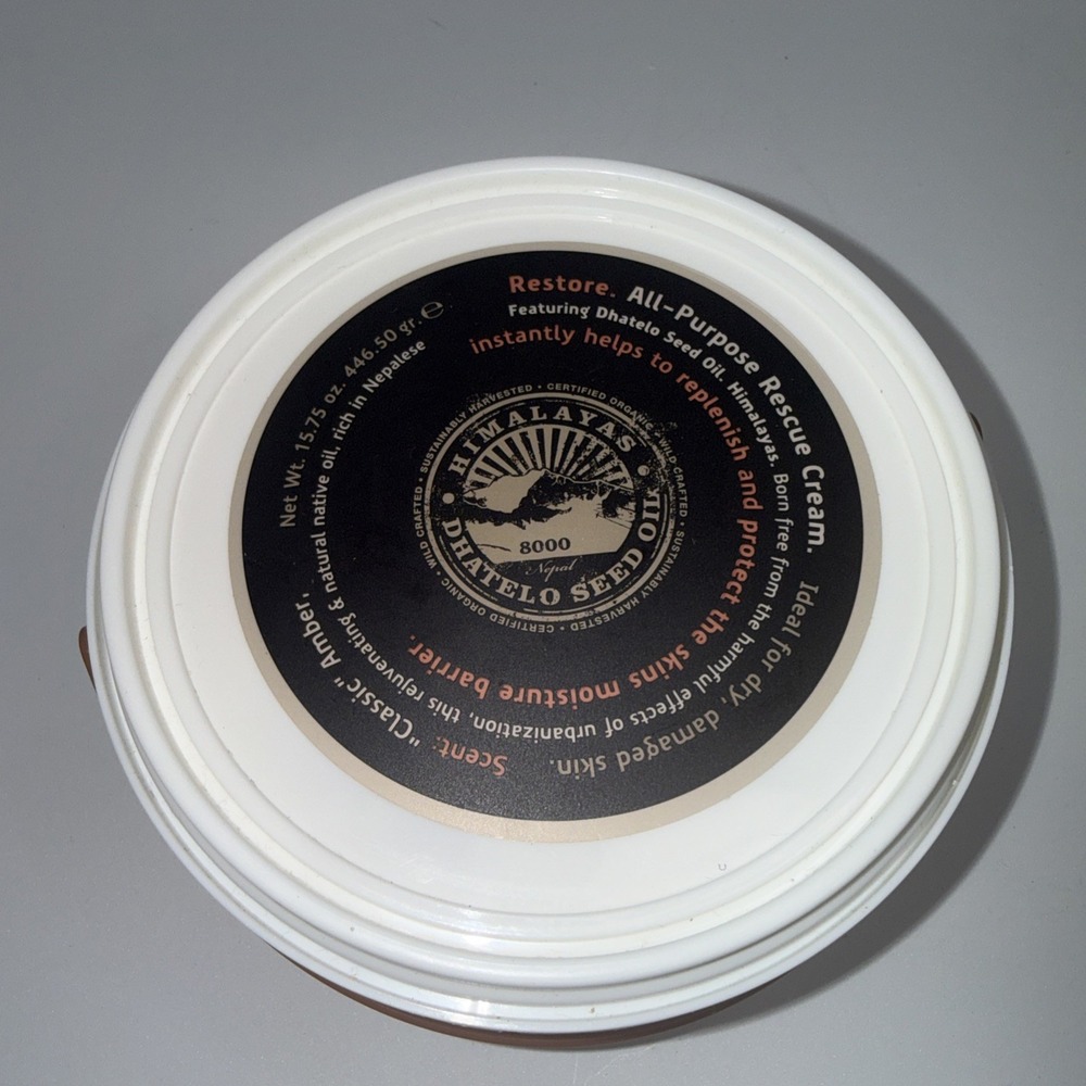 Tweak'd by Nature All Purpose Rescue Cream Classic Restore Amber Vanilla TUB - Picture 2 of 4
